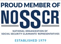 Proud Member of NOSSCR | National Organization of Social Security Claimants' Representatives | Established 1979
