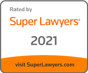 Rated By Super Lawyers | 2021 | visit SuperLawyers.com